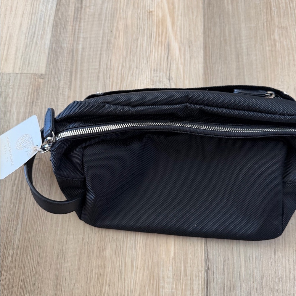 Black Leather Men's Bag